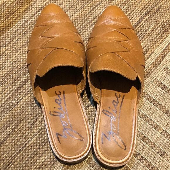 Zodiac Hendrix Slip-On Woven Mule Flats Brown Size 10 EUC CLOSET CLEAR-OUT! - Picture 5 of 15